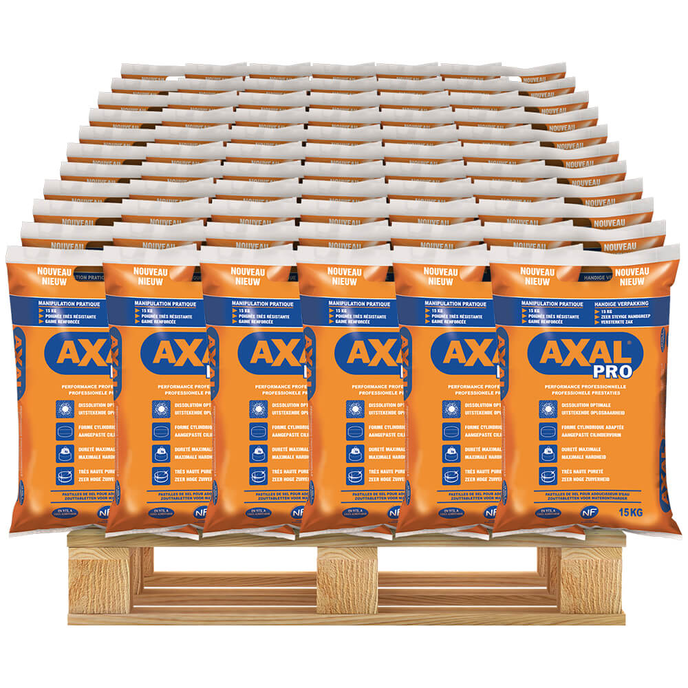 Pallet Axal Pro zouttabletten 15 kg
